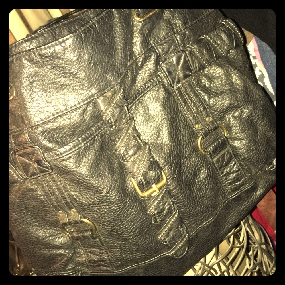 Converse large leather bag